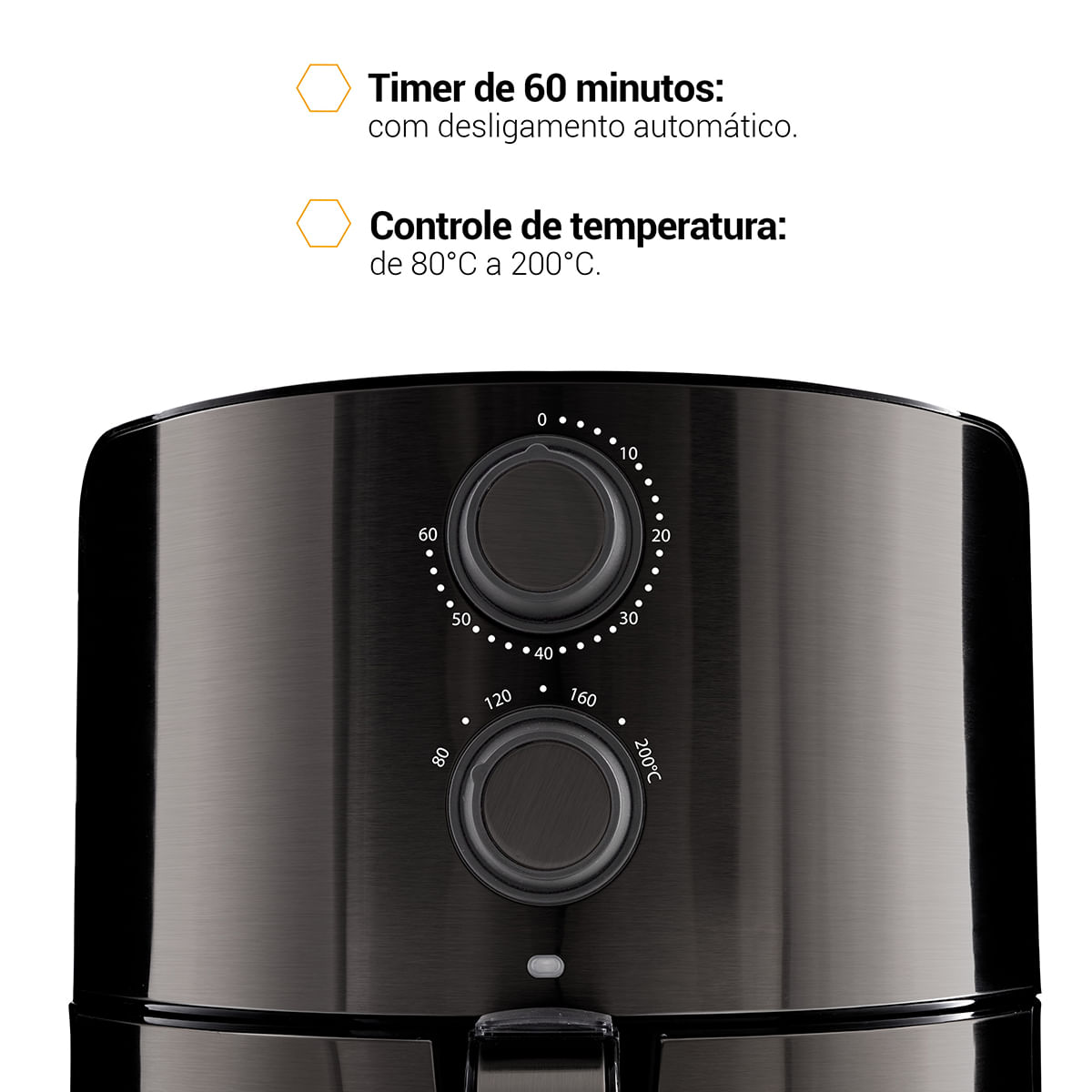 Air Fryer Philco 4,6L 1500W Titanium Inox PFR18TI